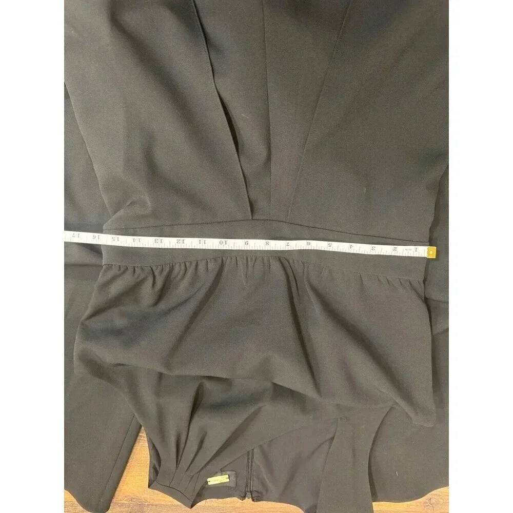 Alexia Admor Womens Black  Wide Leg Jumpsuit Size 10 - Picture 9 of 9